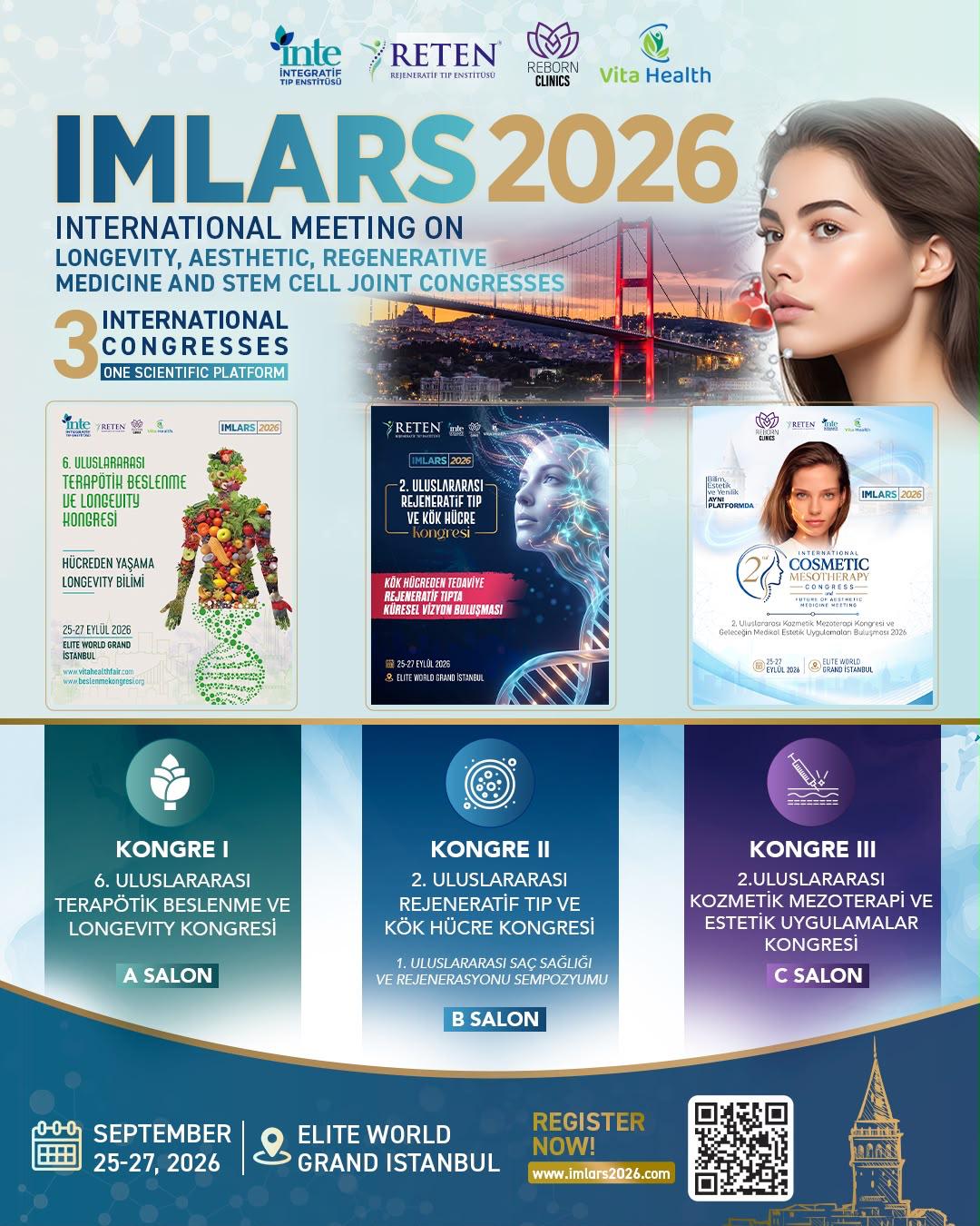 IMLARS 2026 — International Meeting on Longevity, Aesthetic, Regenerative Medicine and Stem Cell